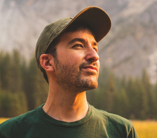 Man enjoying the outdoors